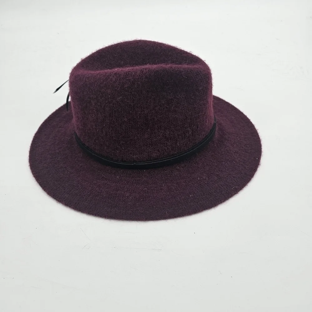 Custom wool feather festival hat new